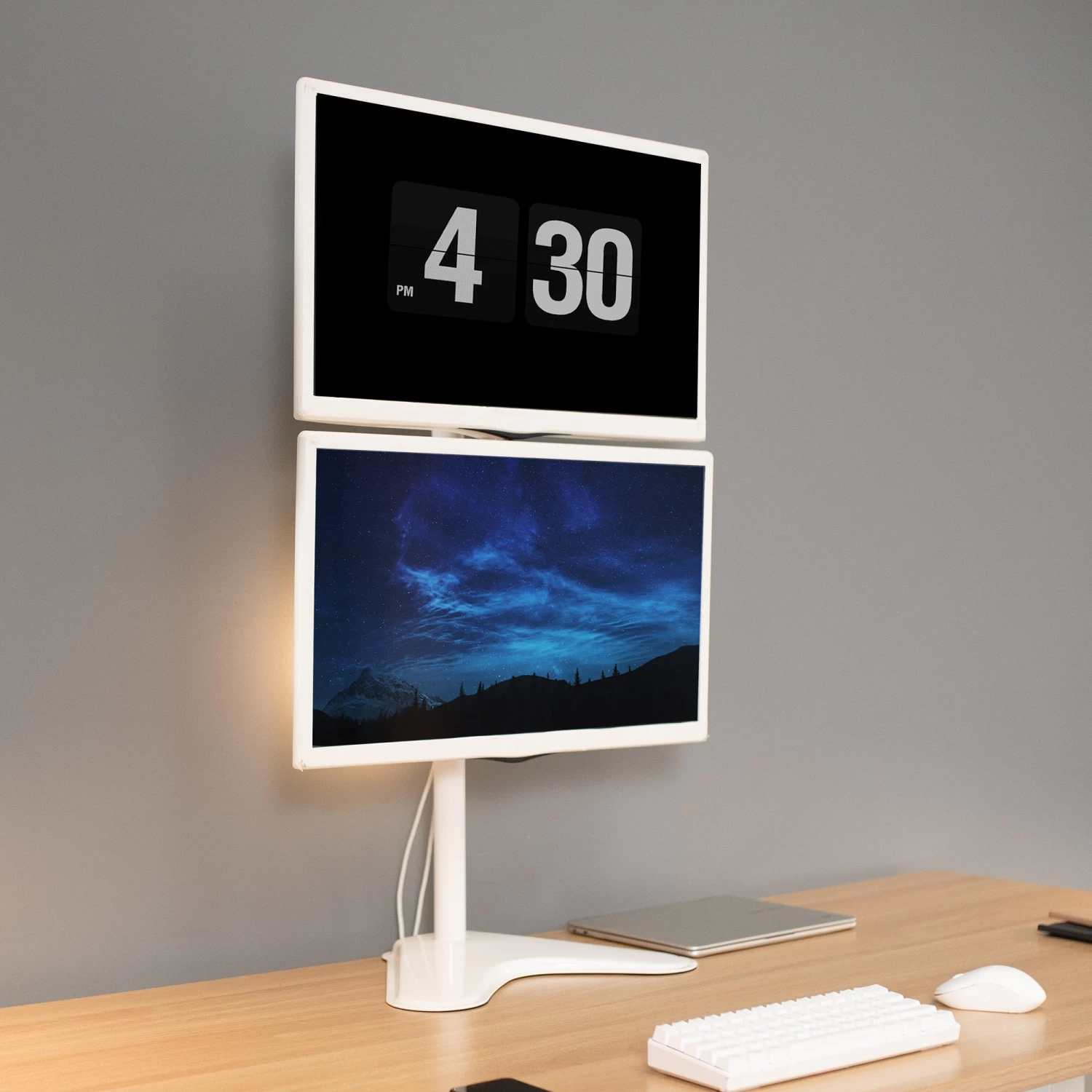 Dual Vertical Monitor Desk Stand - Image 10