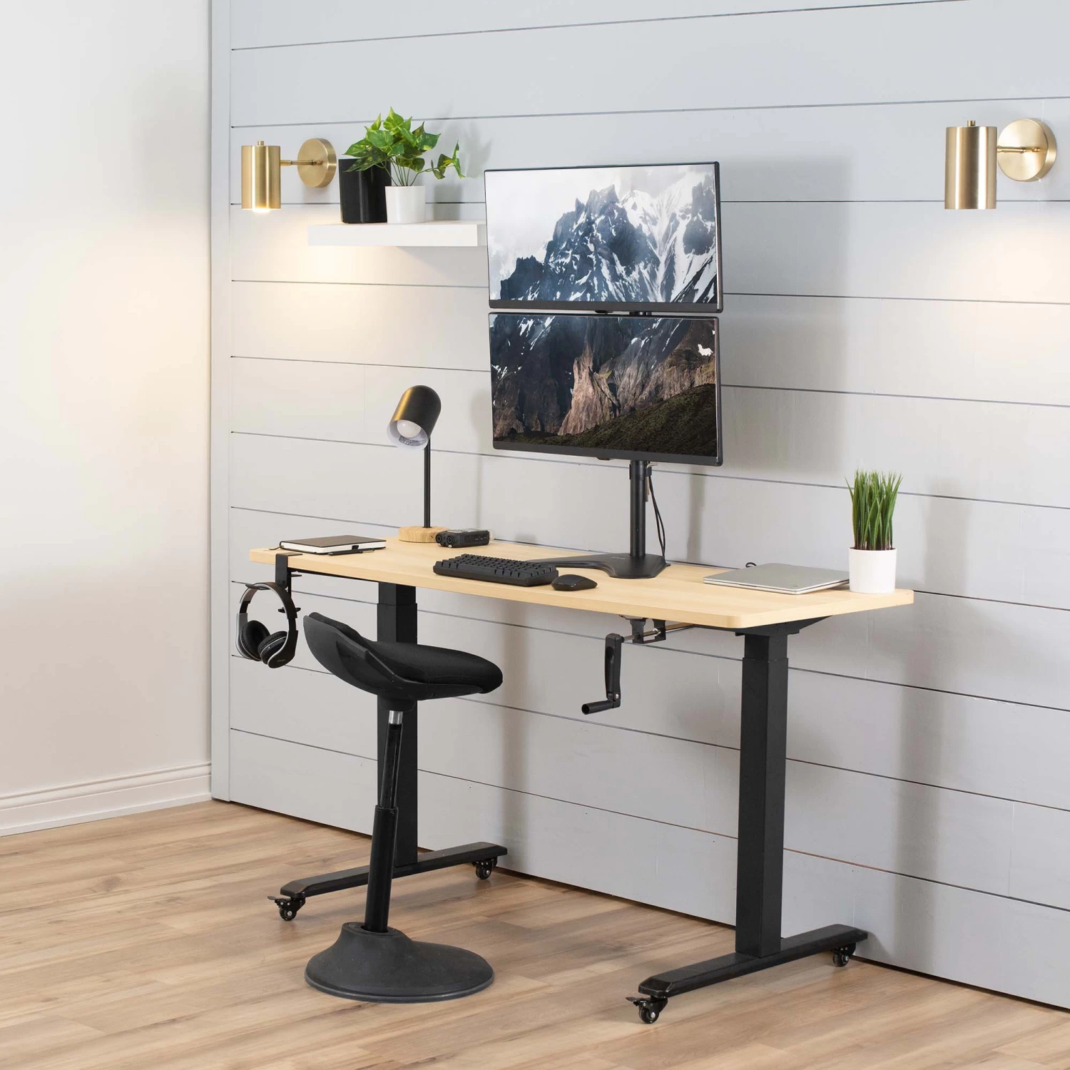 Dual Vertical Monitor Desk Stand - Image 8