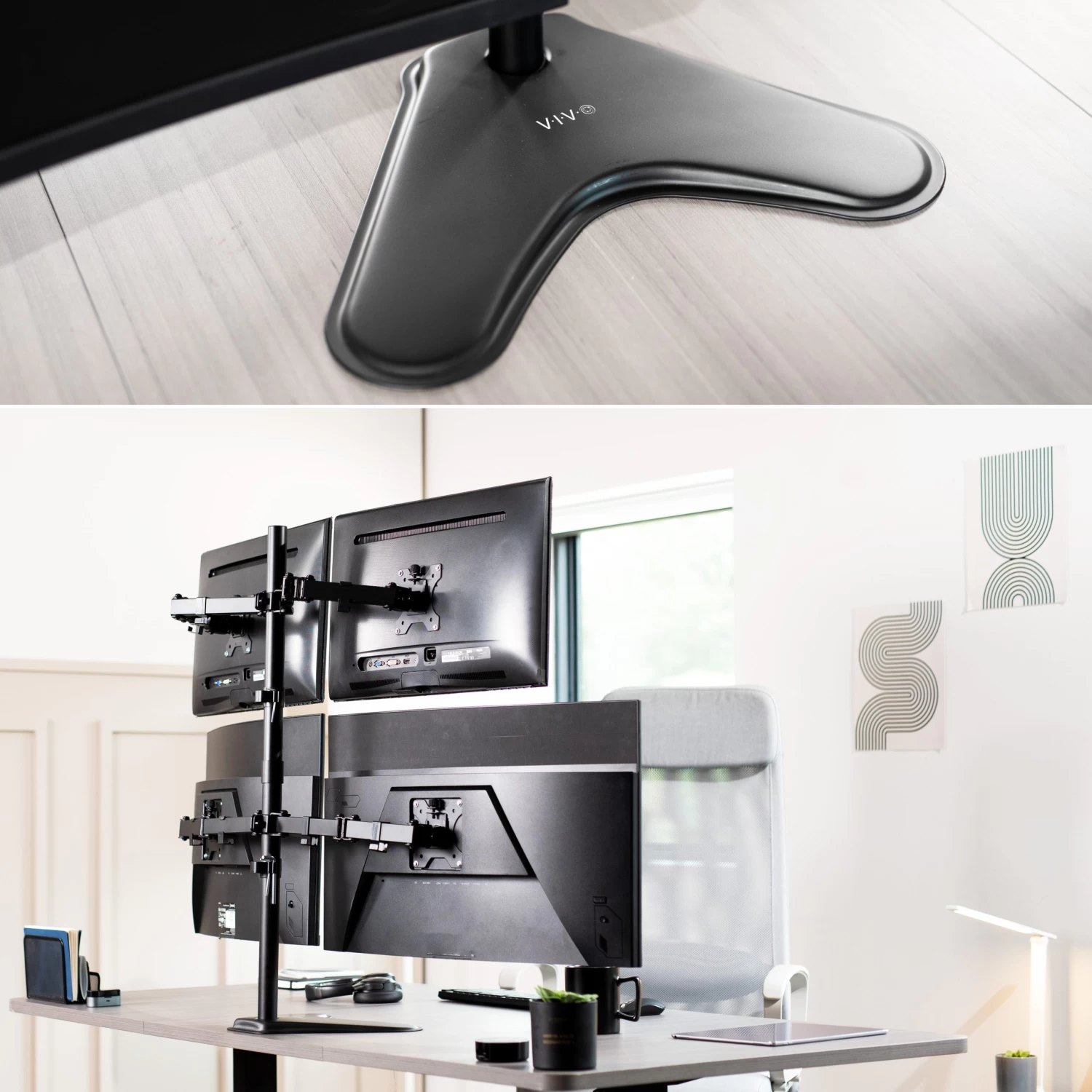 Quad Monitor Desk Stand - Image 4
