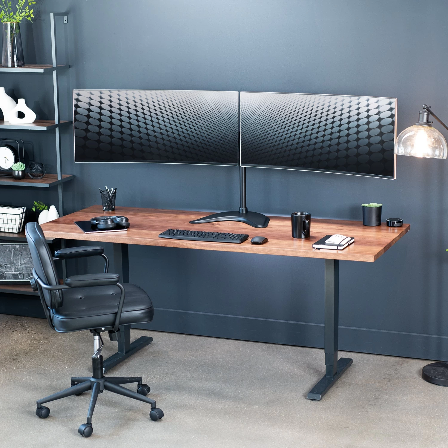 Dual Monitor Desk Stand For Up To 27" Screens - Image 13