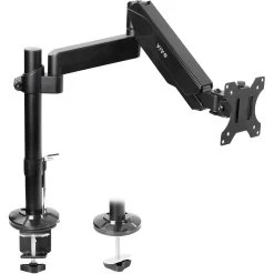 Pneumatic Arm Single Monitor Desk Mount