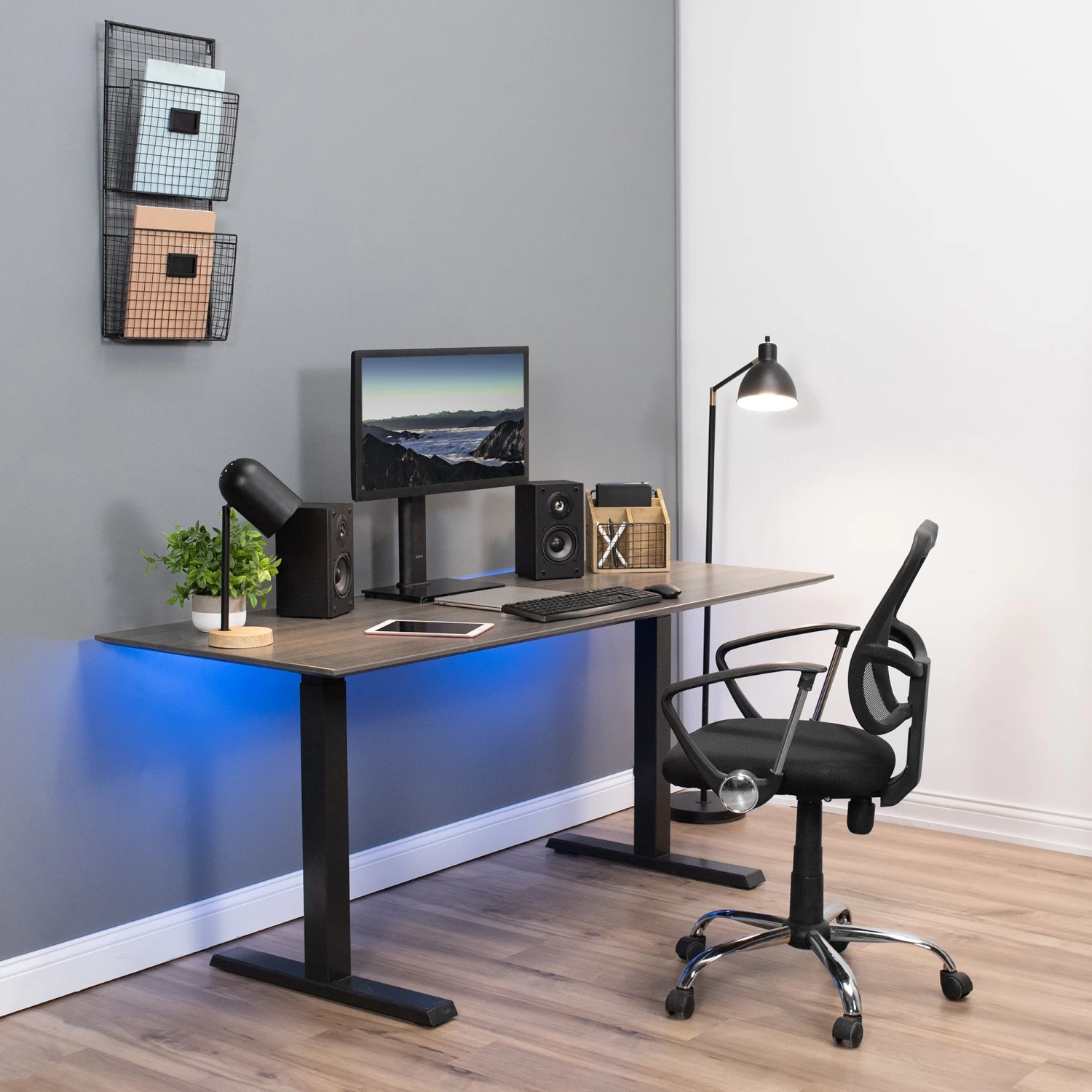 Single Ultrawide Monitor And TV Desk Stand - Image 9