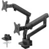 Mechanical Arm Dual Ultrawide Monitor Desk Mount