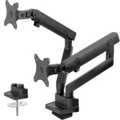 Mechanical Arm Dual Ultrawide Monitor Desk Mount