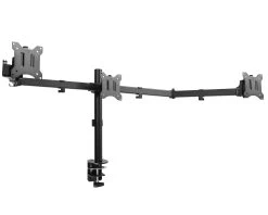 Flush To Wall Triple Monitor Desk Mount